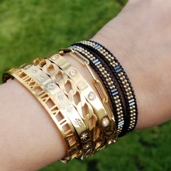 NEW Handmade 2 Wrap Bracelet Choker Katie Soleil - Picture 4 of 5